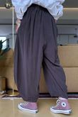 Made in Italy Cooper Needlecord Sia Pant Coffee Bean